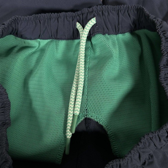 Myles Make Moves Mens XL Long Blue Shorts USA Made Elastic Waist - Picture 4 of 4